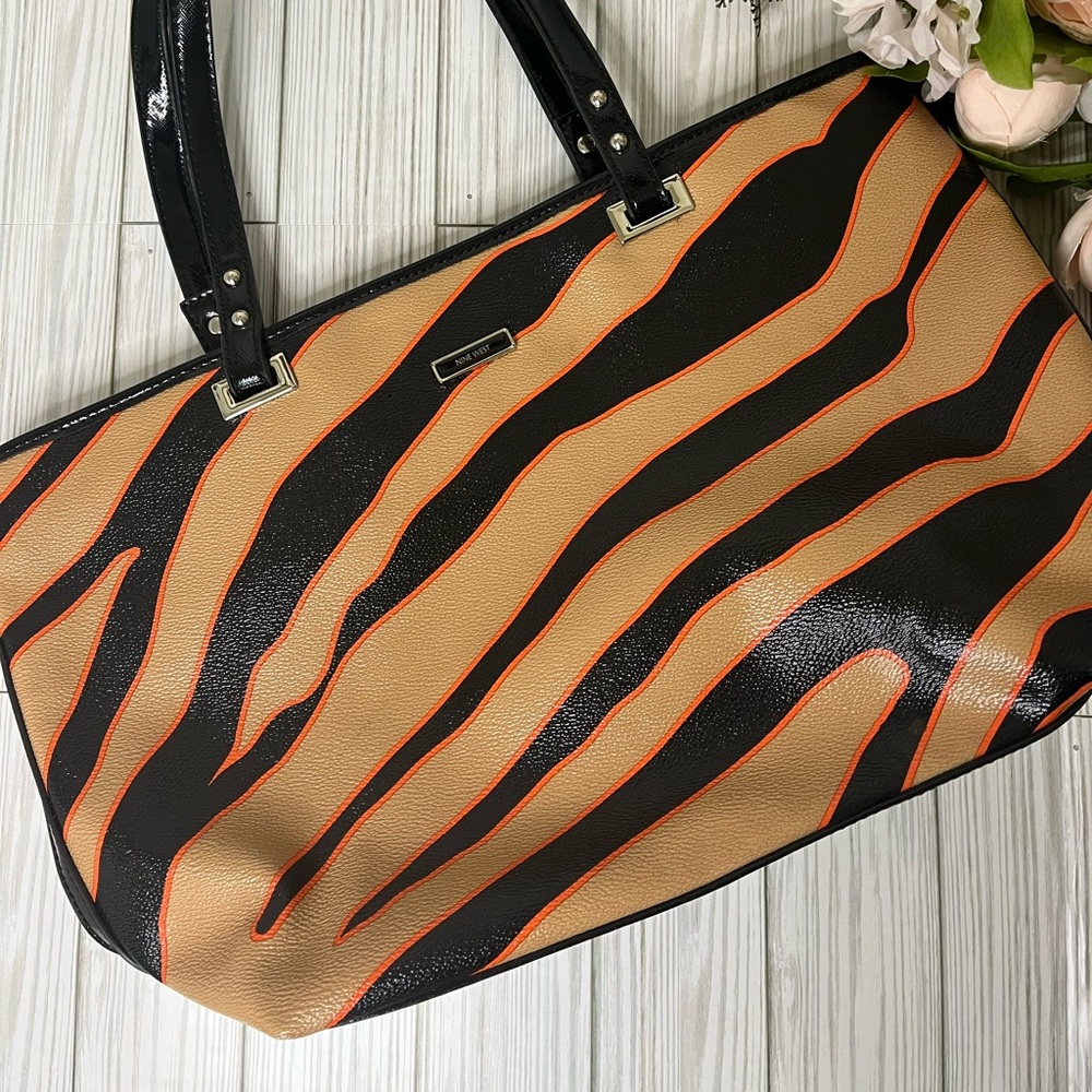 Nine West Tote Bag | Zebra print Purse